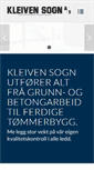 Mobile Screenshot of kleivensogn.no